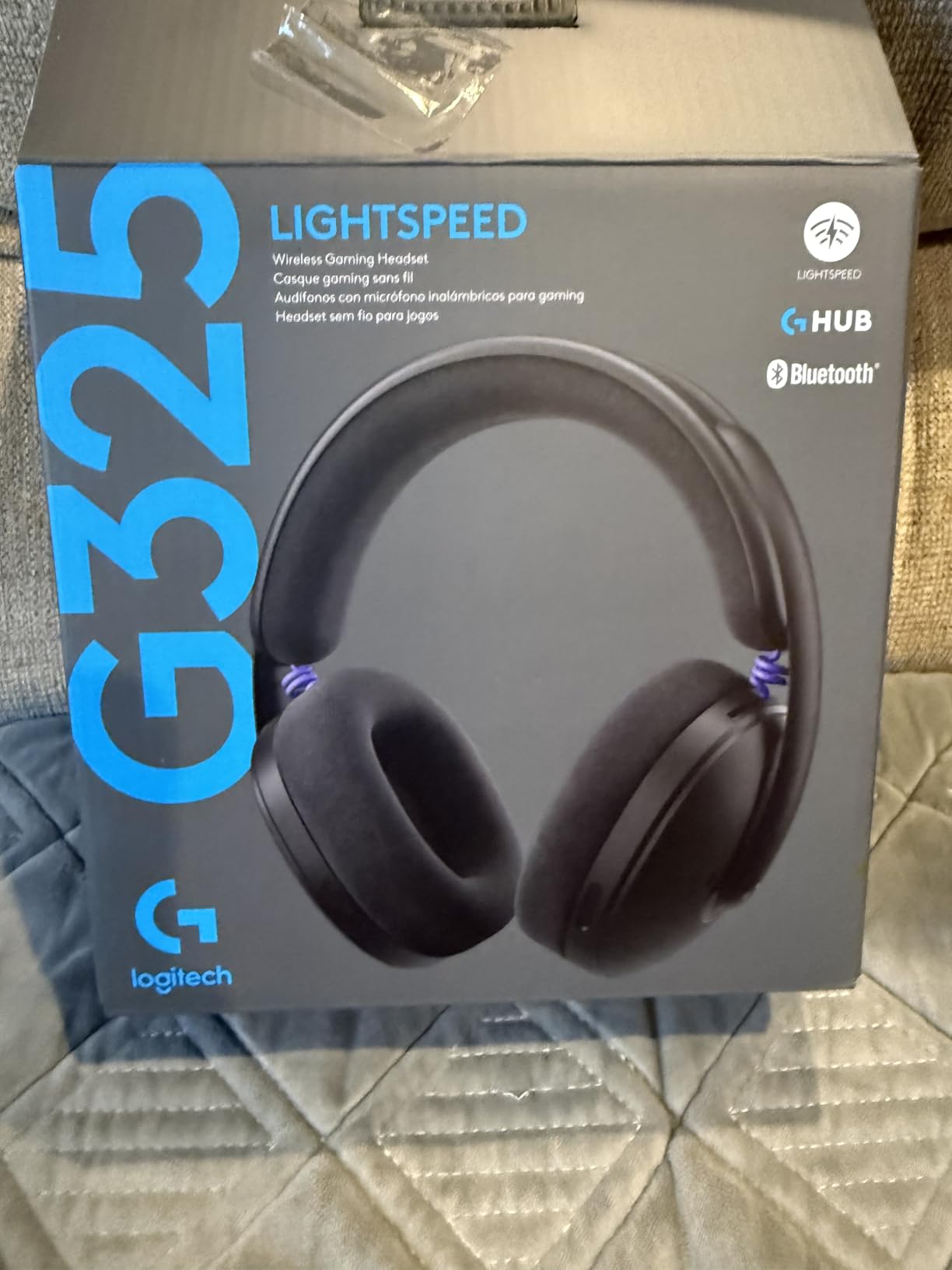 Logitech G325 Lightspeed Wireless Gaming Headset - Black | All-Day Comfort, Built-in Mic with Noise Reduction, 24-Bit Audio, 24+ Hr Battery Life, for PC, PlayStation, Switch, Mobile customer photo 2