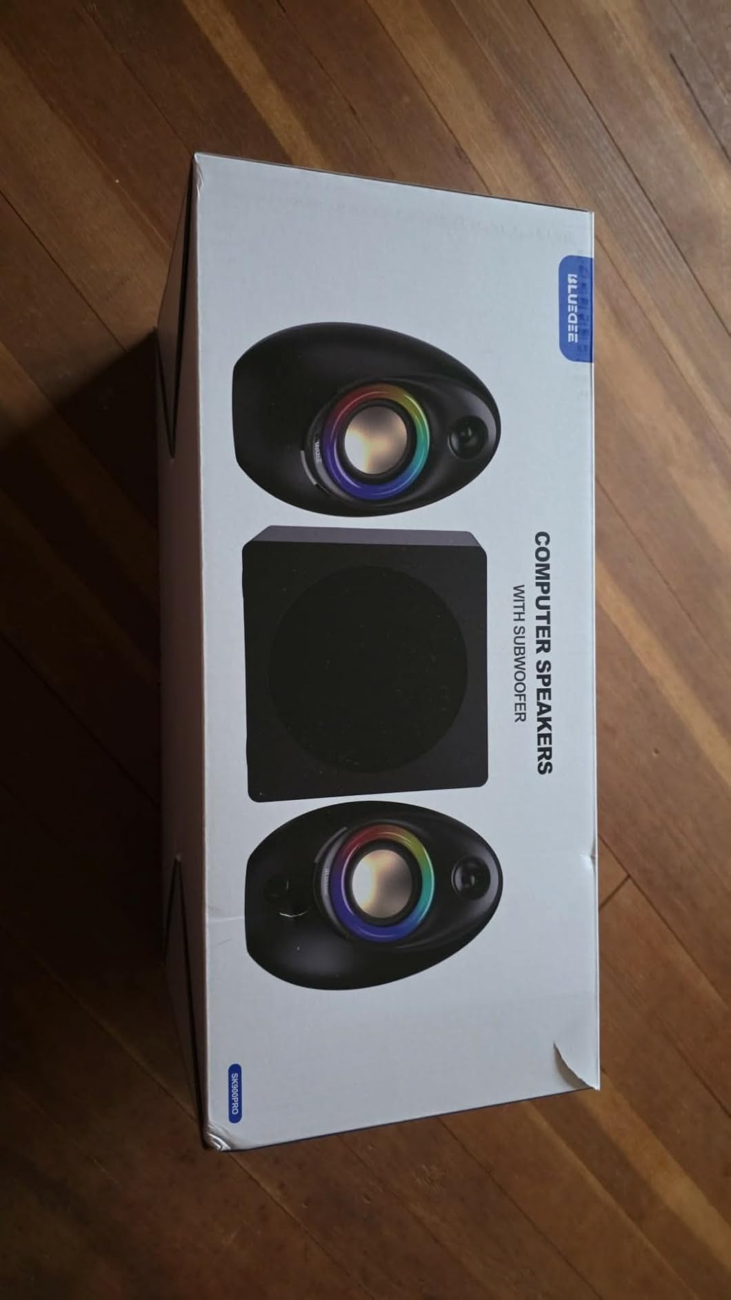 Bluedee Computer Speakers with Subwoofer, 2.1 PC Speakers with Deep Bass and 80W Peak Power, Adapter Powered, Bluetooth 5.4 & USB/USB-C/AUX-in, RGB Desktop Speakers for Computer, Laptop, Monitor customer photo 1