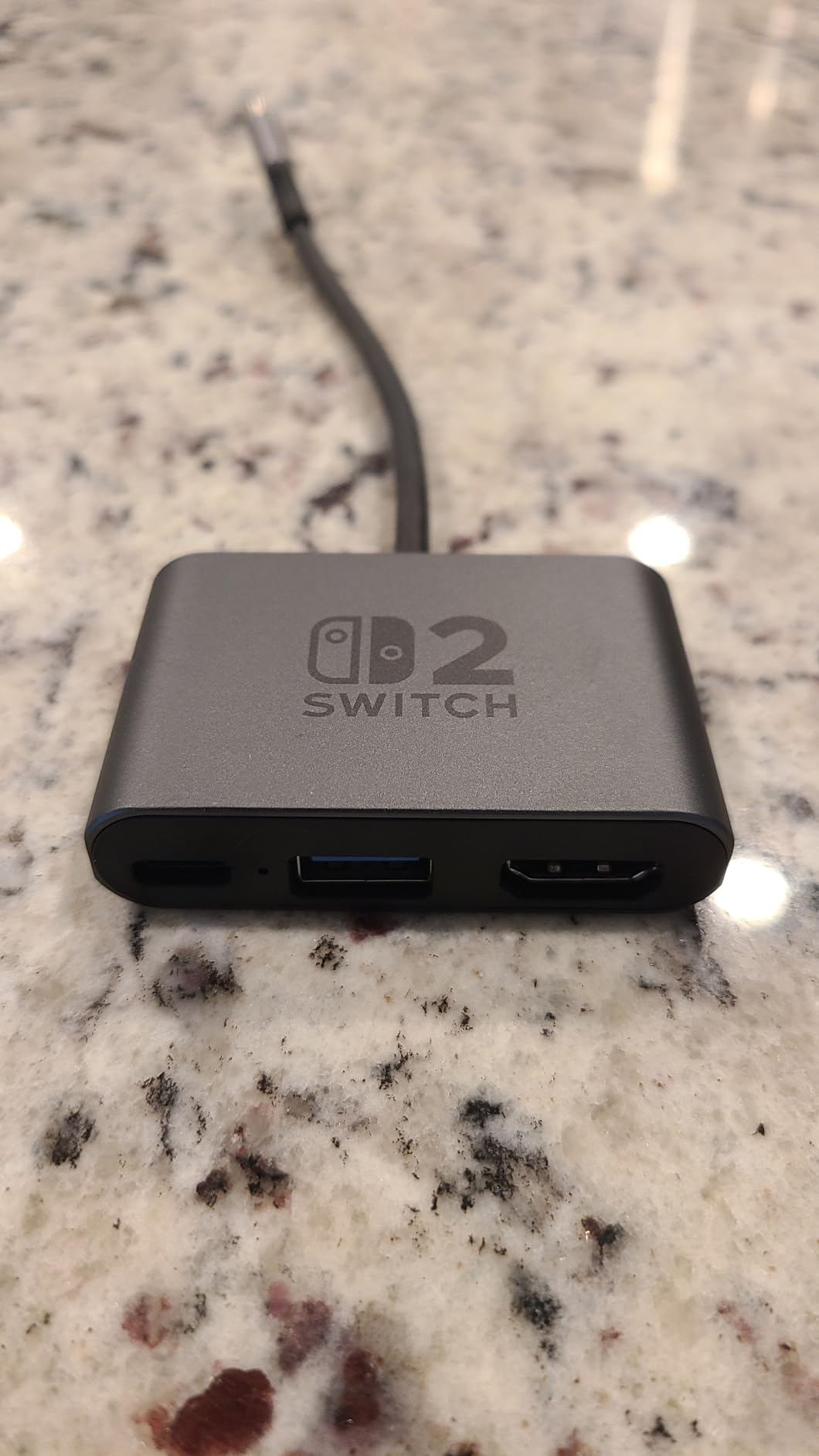 Switch 2 Dock,Portable USB C Docking Station with 4K@60Hz~120Hz HDR/PD Max100W/USB Port,Aluminum Alloy Travel TV Dock for Switch/Steam Deck/ROG Xbox Ally X/Legion Go 1/2/S customer photo 2