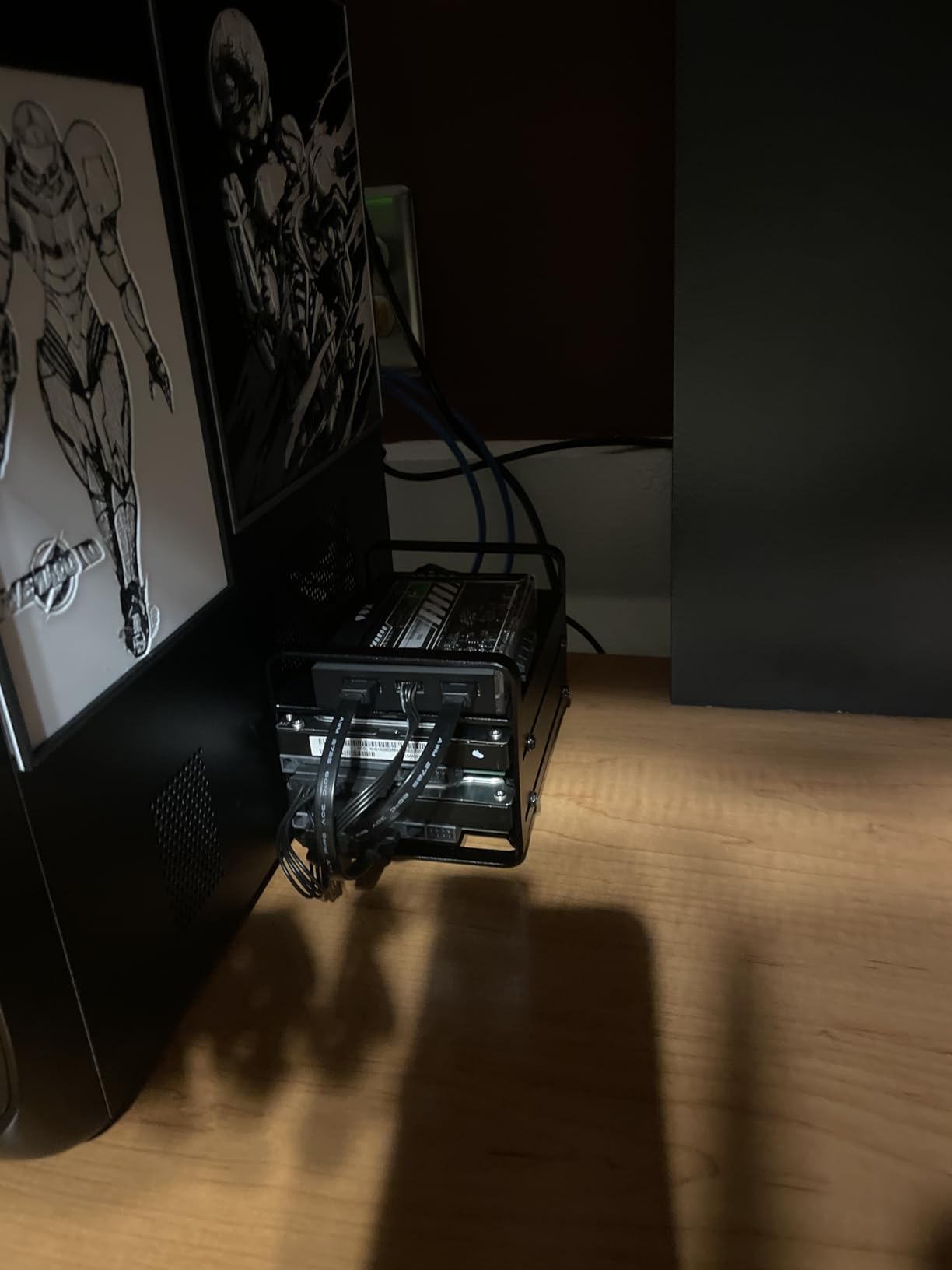 2 Bay DIY NAS Kit, x86 Home Server, Intel Quad-Core, 16GB RAM, customer photo 2