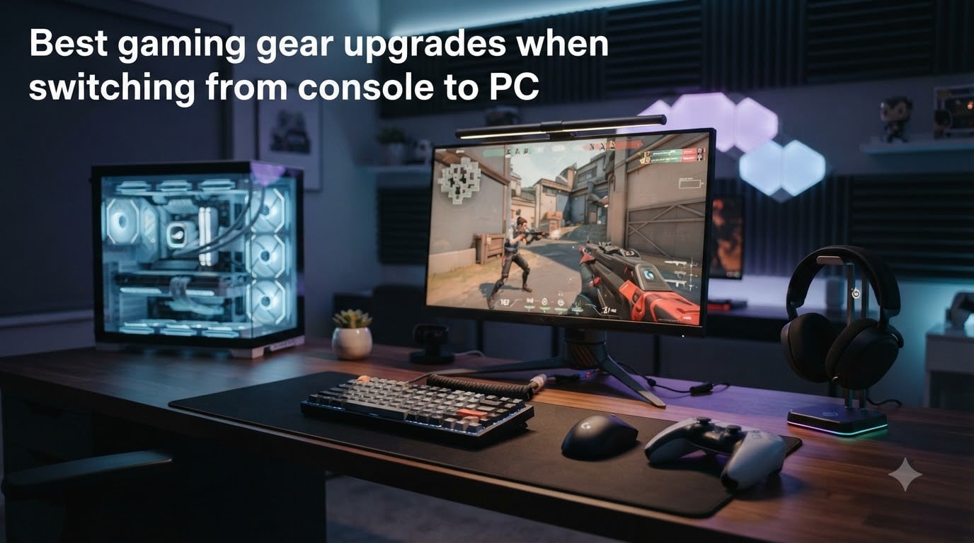 Best gaming gear upgrades when switching from console to PC