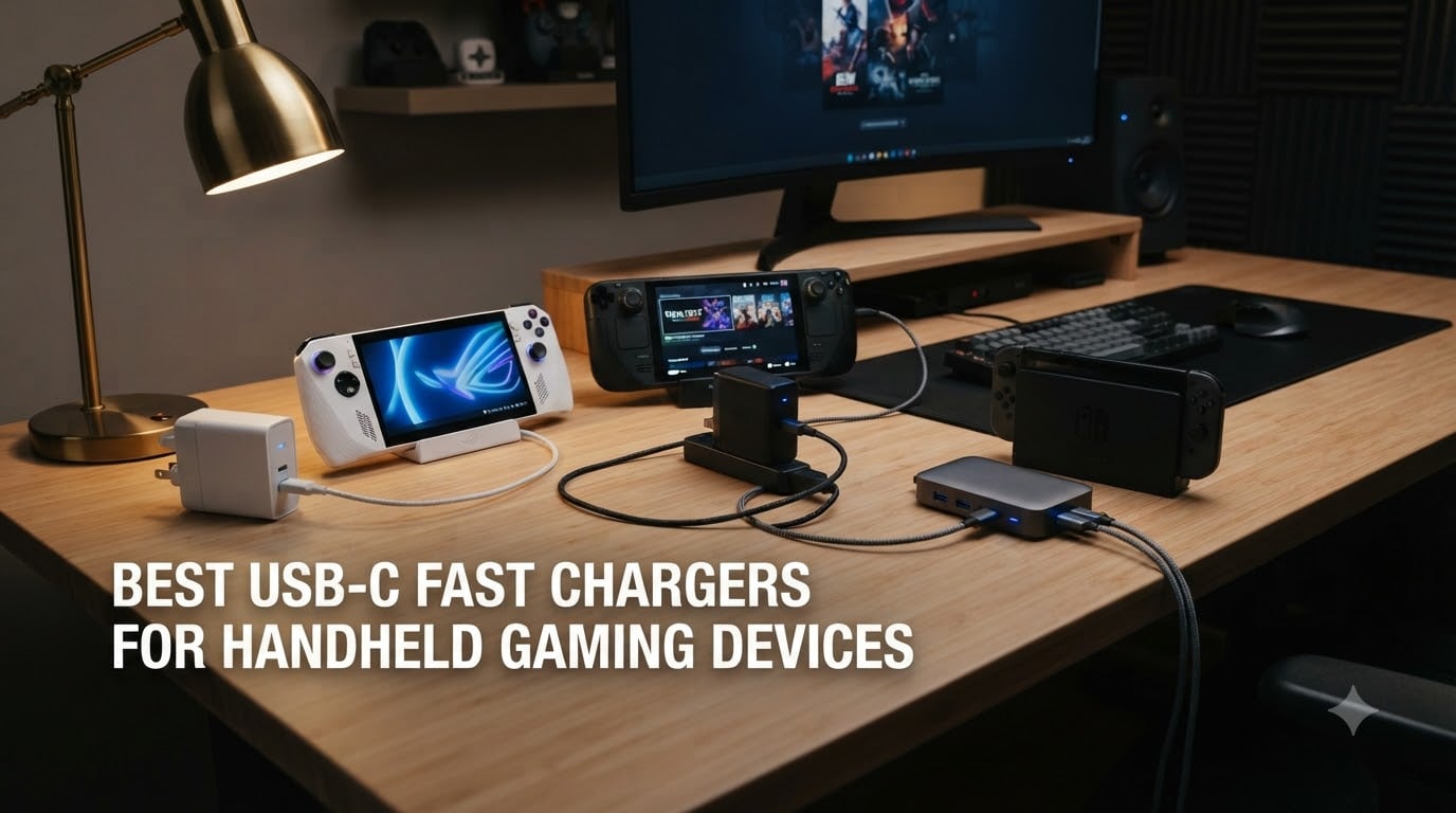 Best USB-C fast chargers for handheld gaming devices