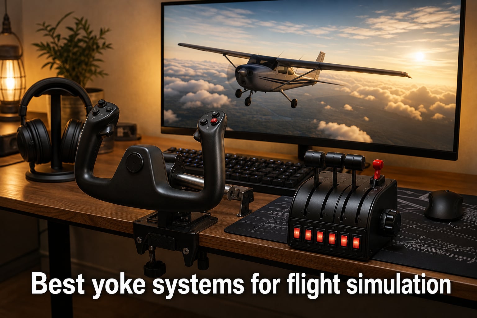 Best yoke systems for flight simulation