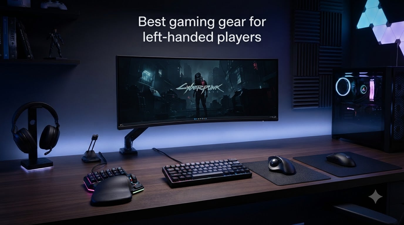 Best gaming gear for left-handed players