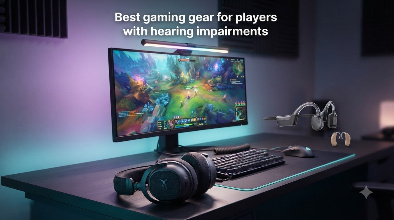 Best gaming gear for players with hearing impairments