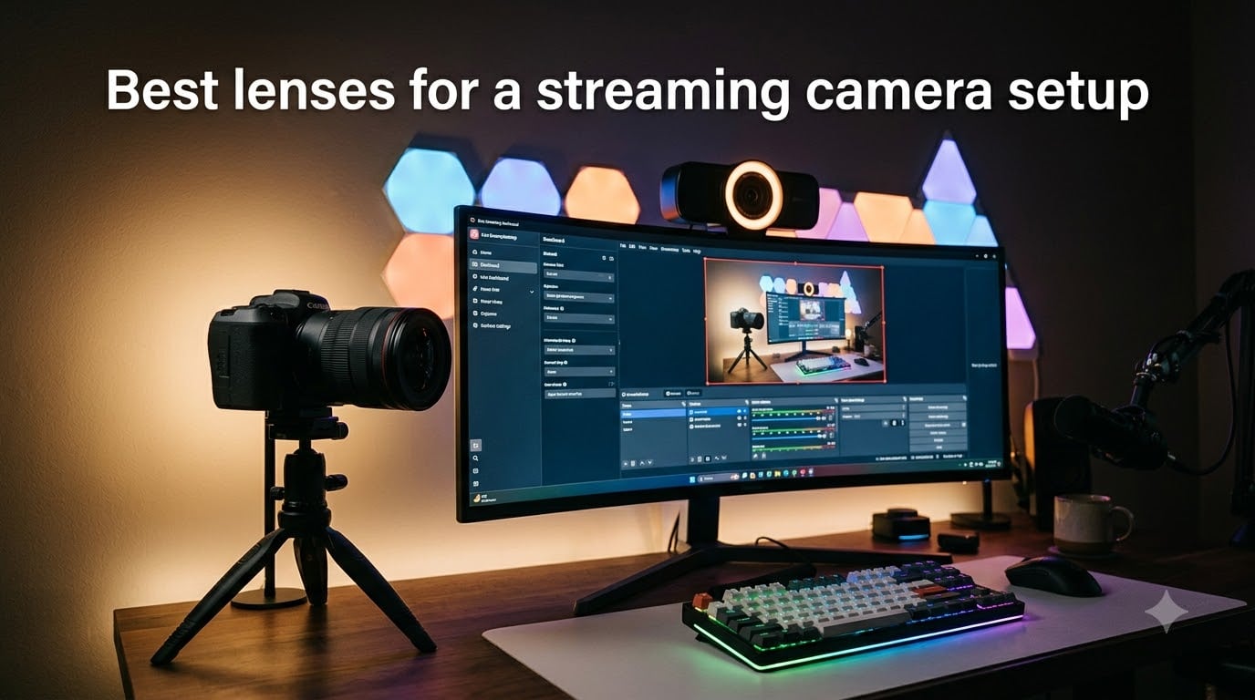Best lenses for a streaming camera setup