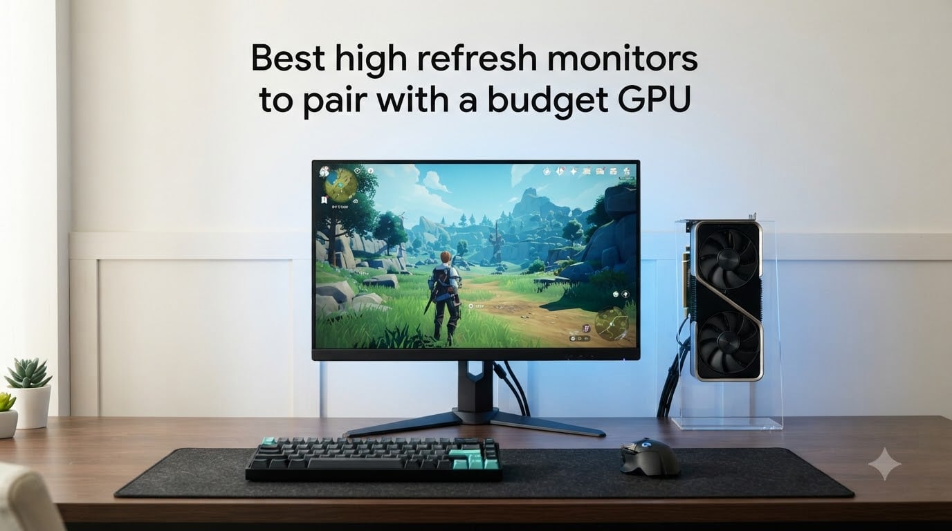 Best high refresh monitors to pair with a budget GPU