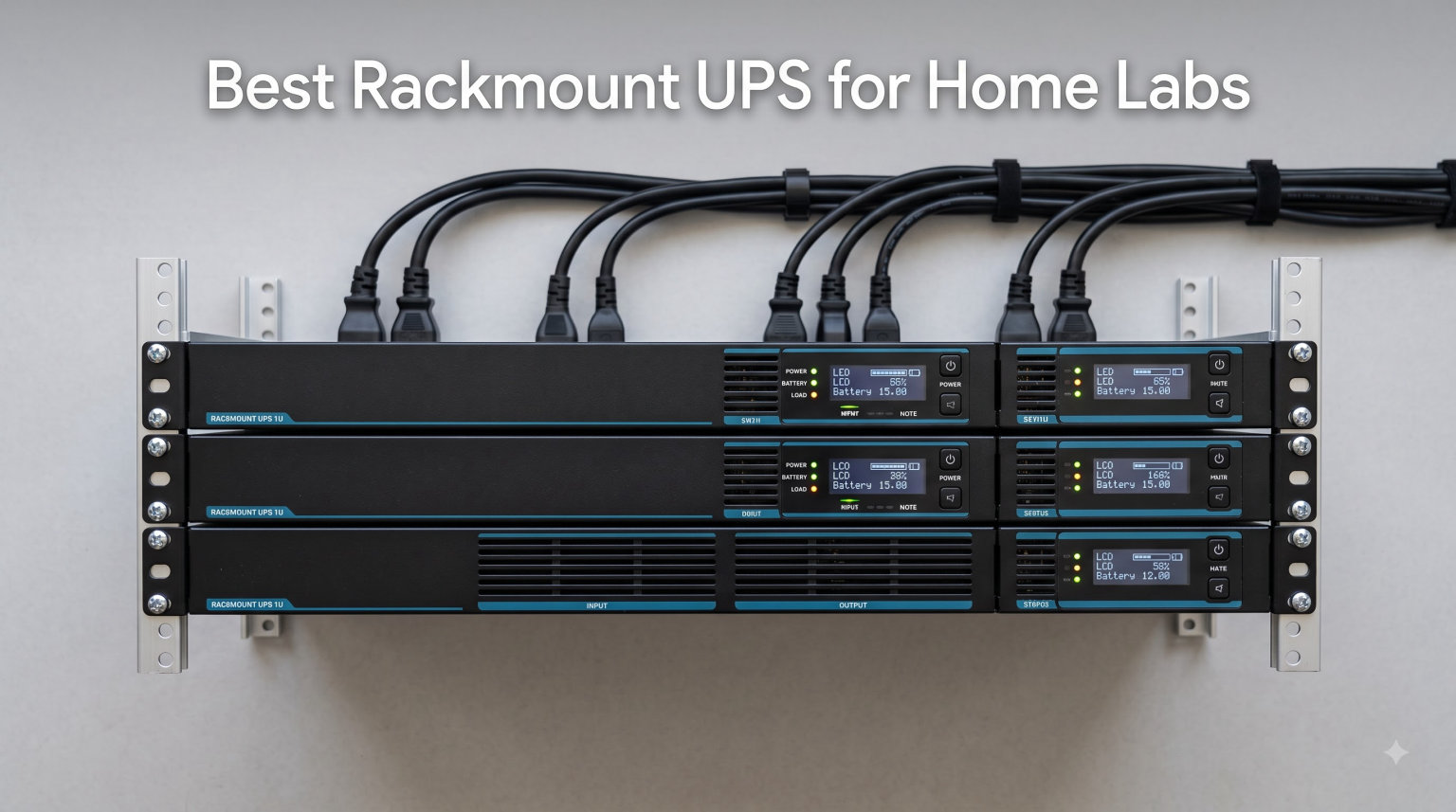 Best Rackmount UPS for Home Labs