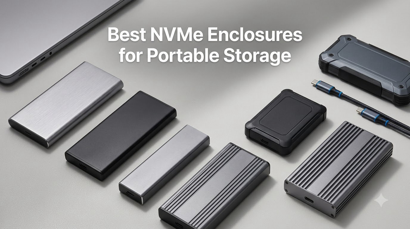 Best NVMe Enclosures for Portable Storage