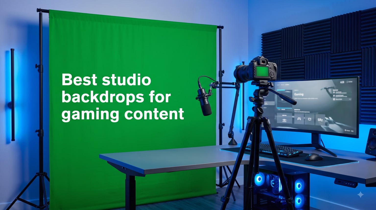 Best studio backdrops for gaming content