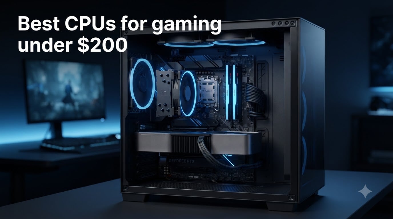 Best CPUs for gaming under $200