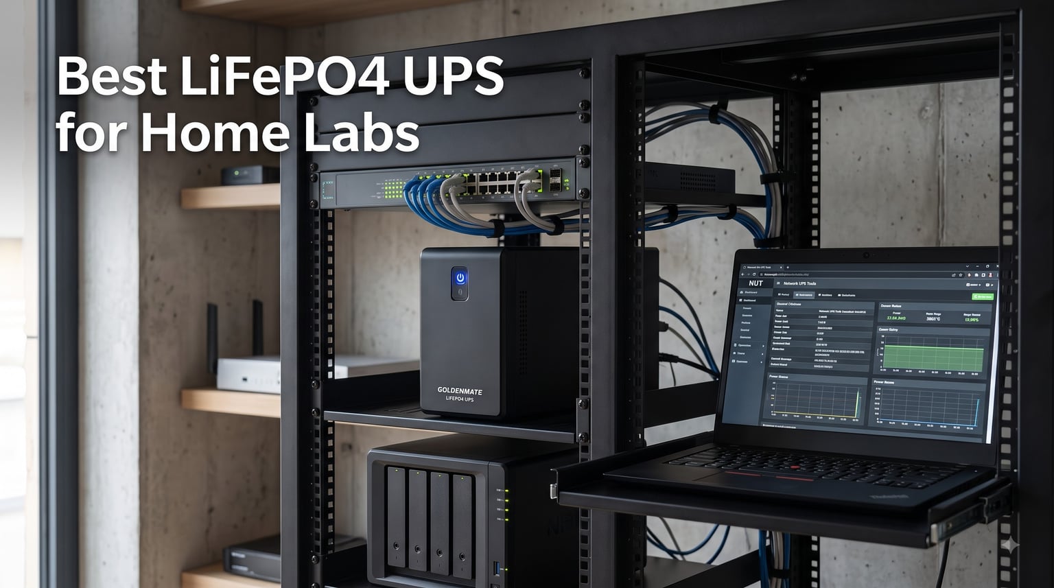 Best LiFePO4 UPS for Home Labs