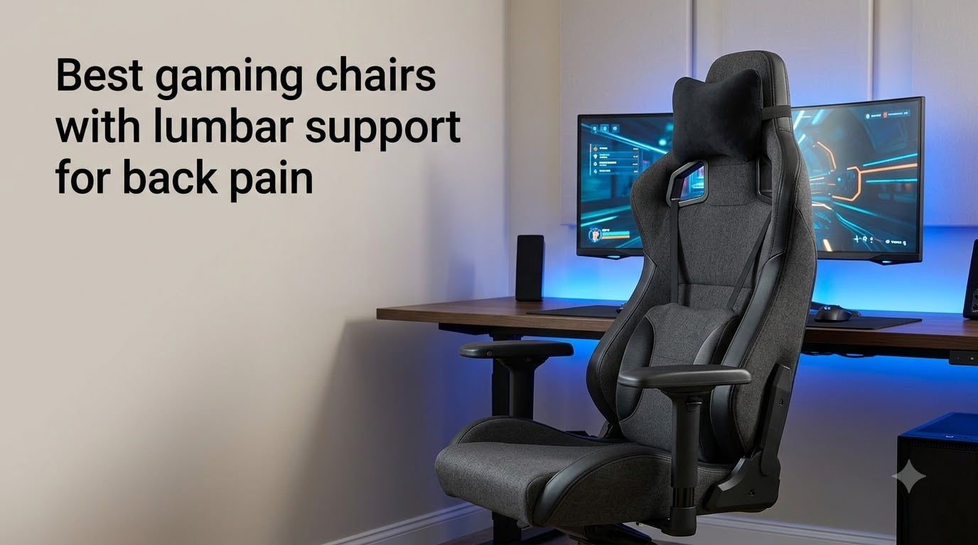 Best gaming chairs with lumbar support for back pain