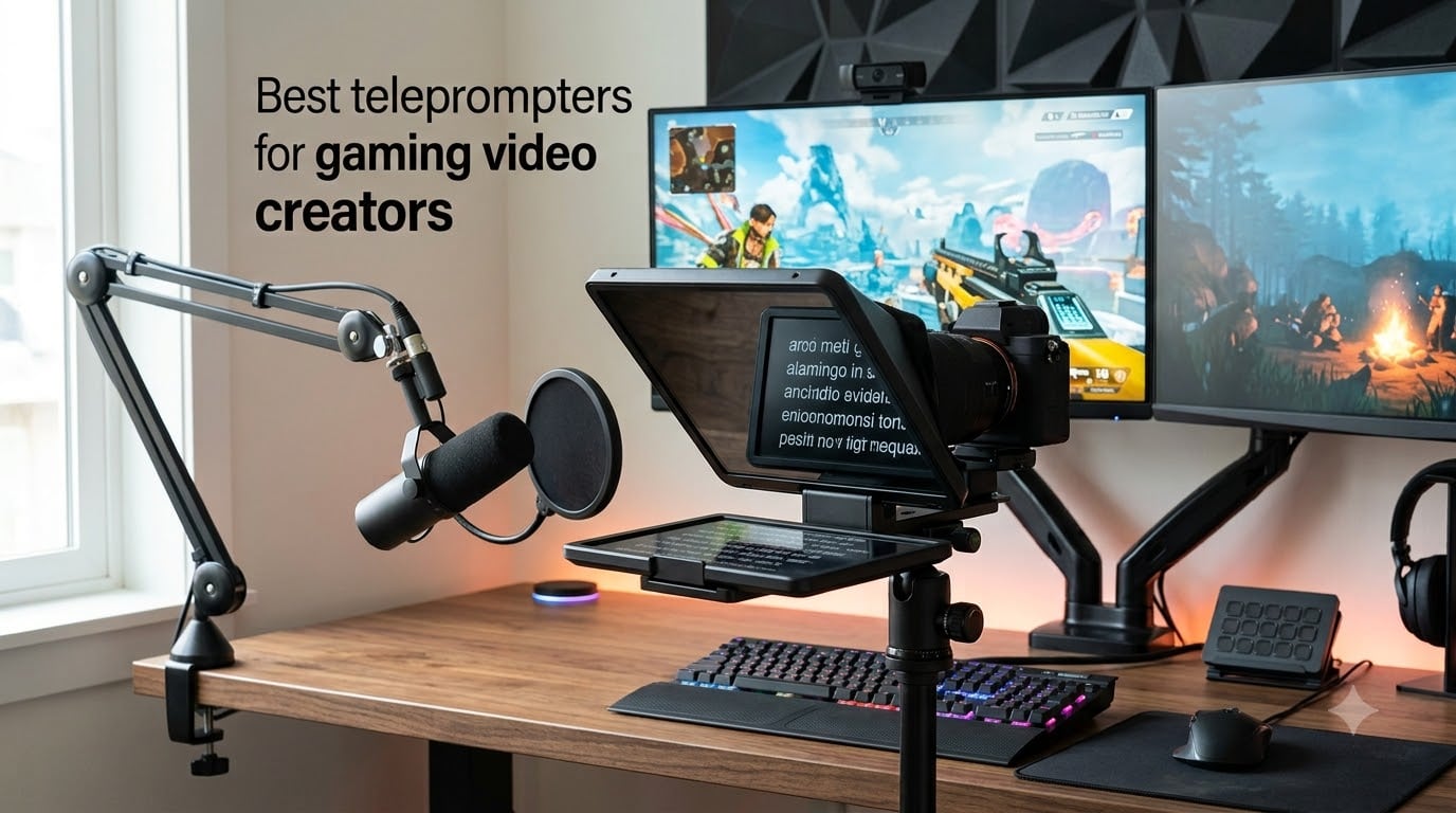 Best teleprompters for gaming video creators