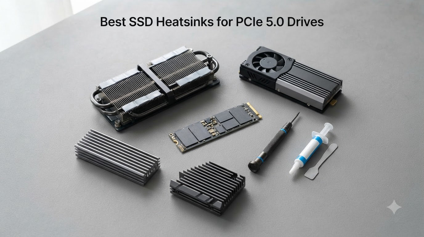 Best SSD Heatsinks for PCIe 5.0 Drives