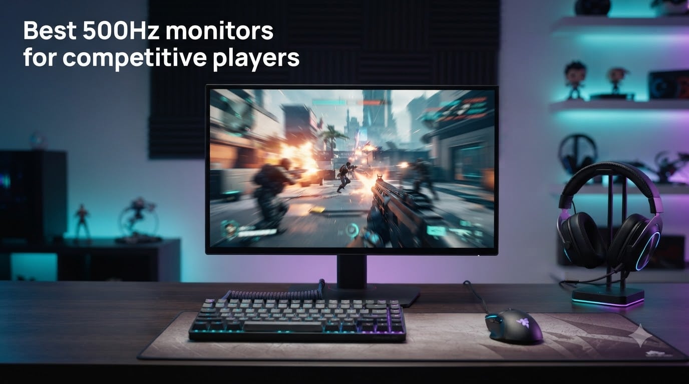 Best 500Hz monitors for competitive players