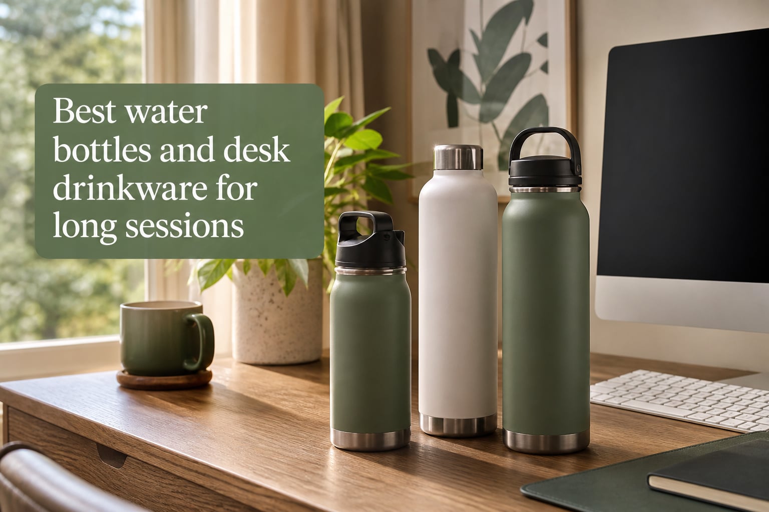 Best water bottles and desk drinkware for long sessions