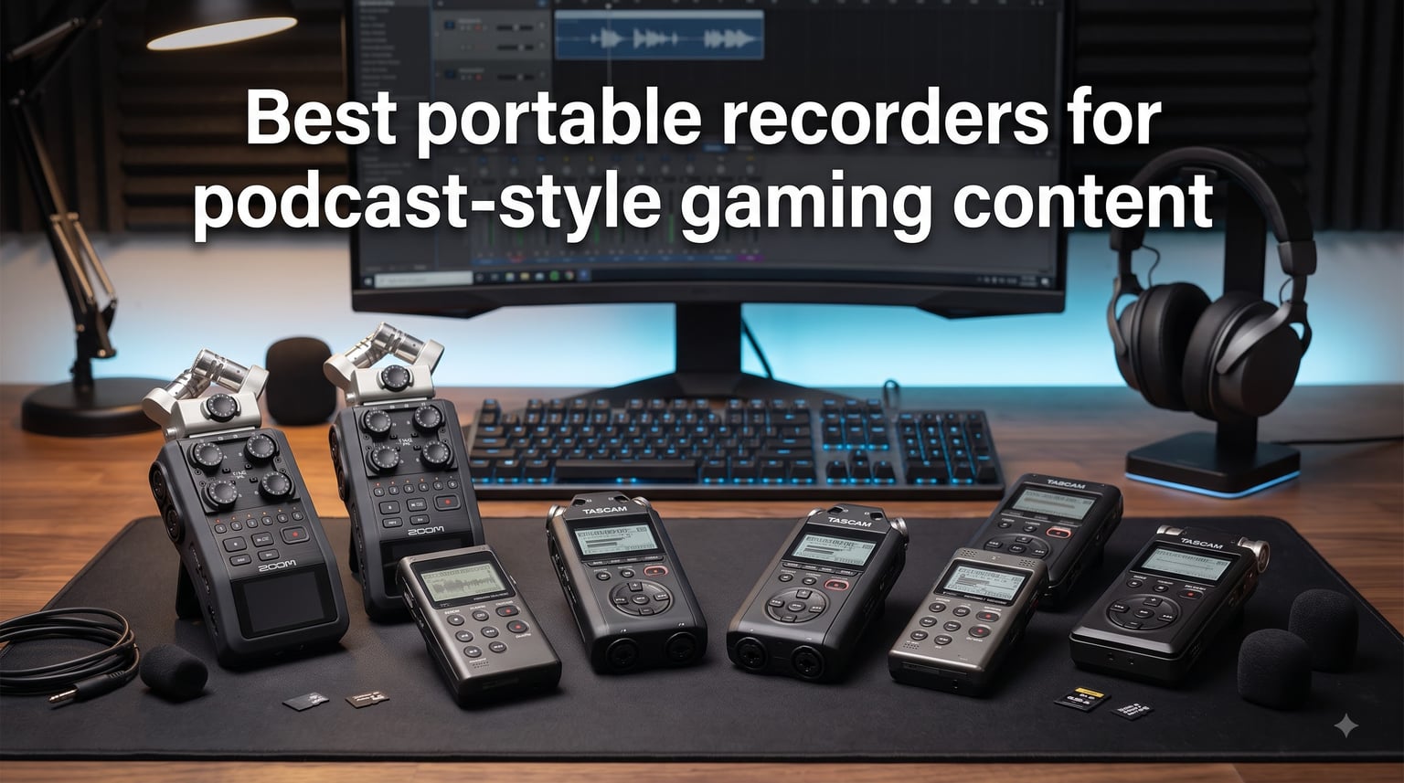 Best portable recorders for podcast-style gaming content