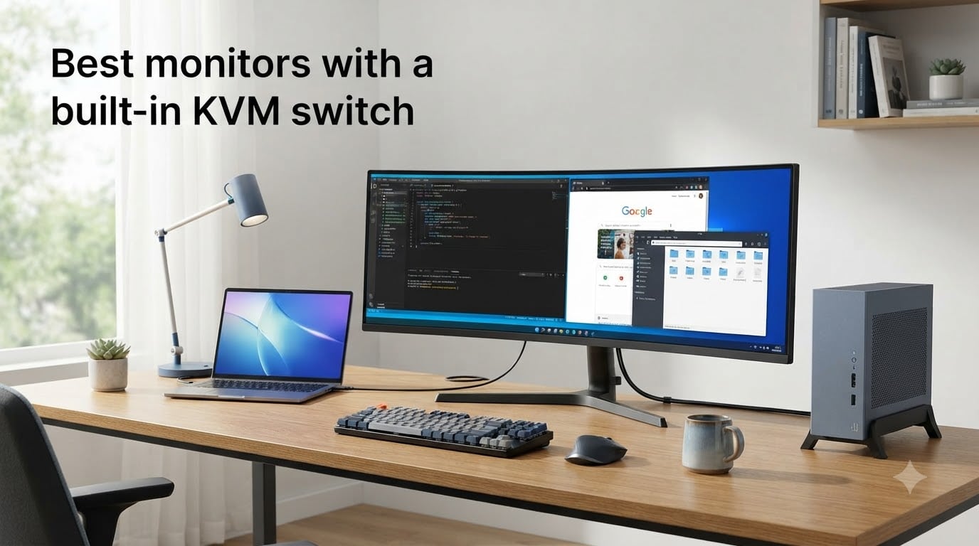 Best monitors with a built-in KVM switch