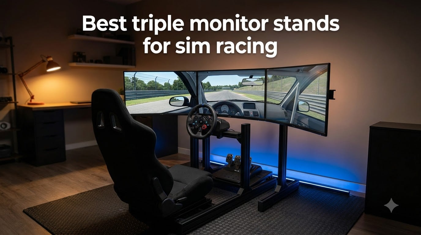 Best triple monitor stands for sim racing