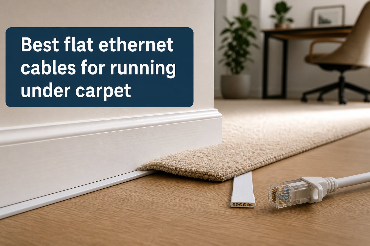 Best flat ethernet cables for running under carpet