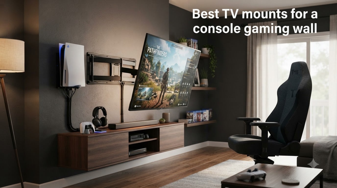 Best TV mounts for a console gaming wall