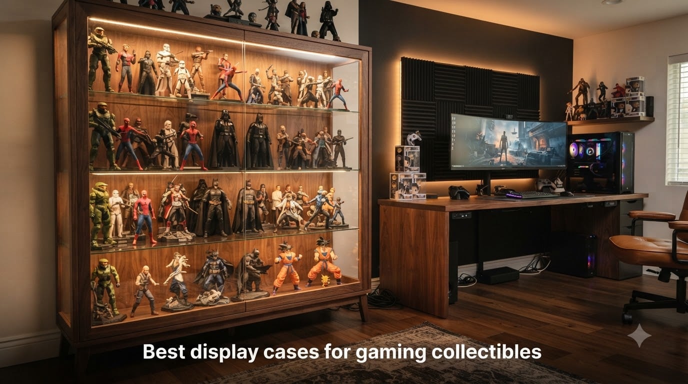 Best display cases for gaming collectibles