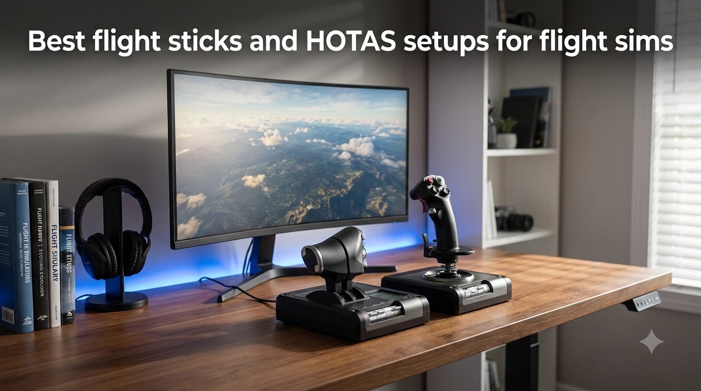 Best flight sticks and HOTAS setups for flight sims
