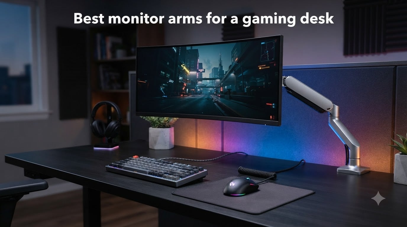 Best monitor arms for a gaming desk
