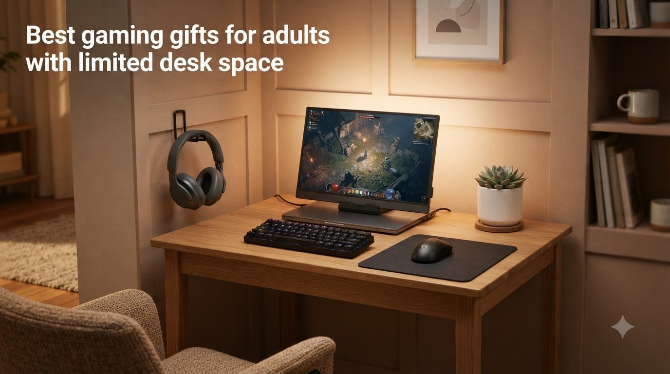 Best gaming gifts for adults with limited desk space