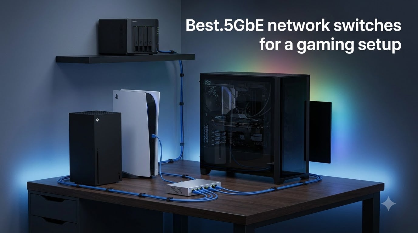 Best 2.5GbE network switches for a gaming setup
