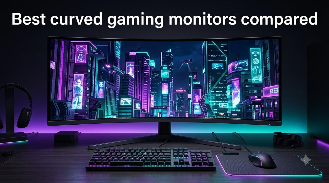 Best curved gaming monitors compared