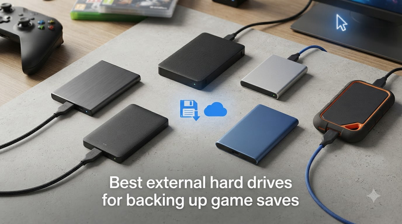 Best external hard drives for backing up game saves