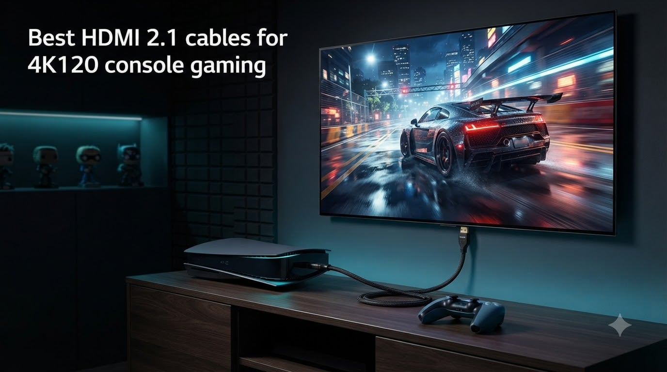 Best HDMI 2.1 cables for 4K120 console gaming