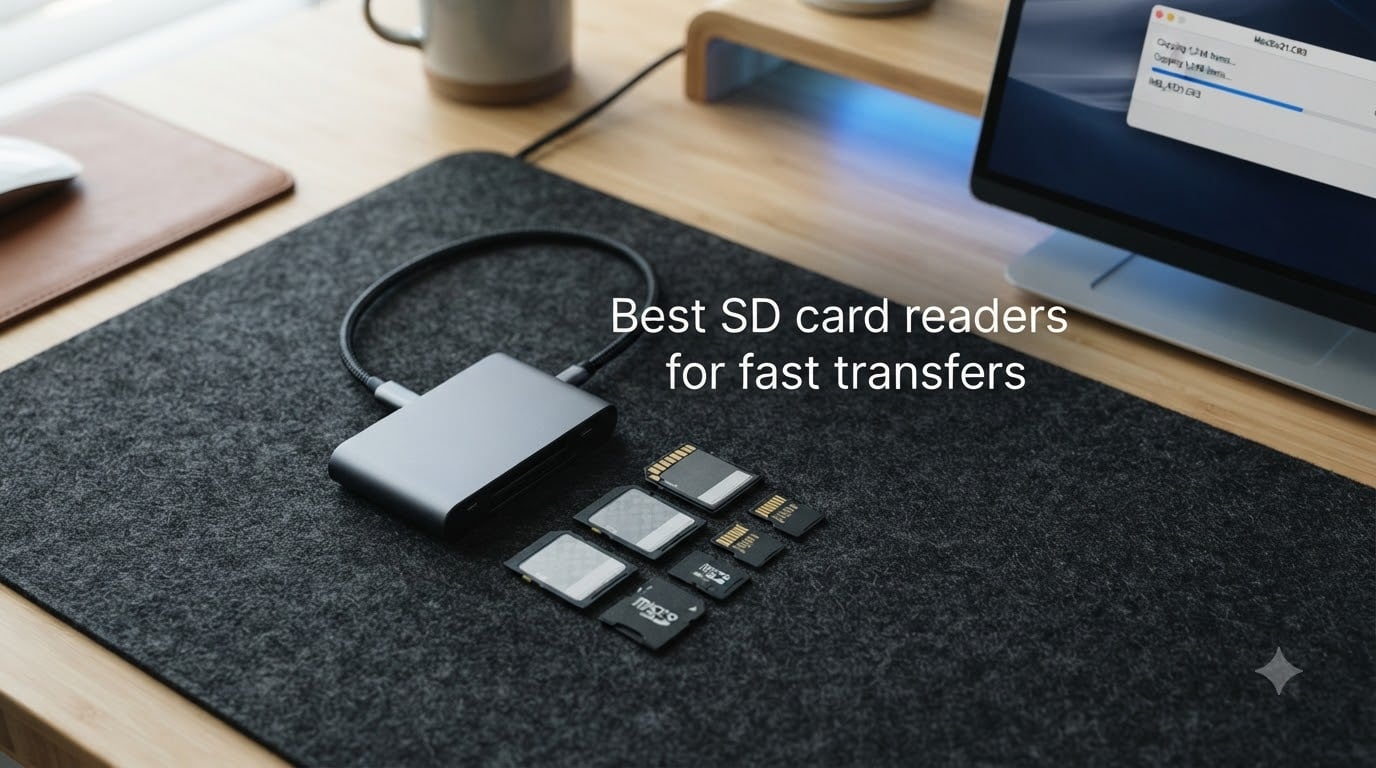 Best SD card readers for fast transfers