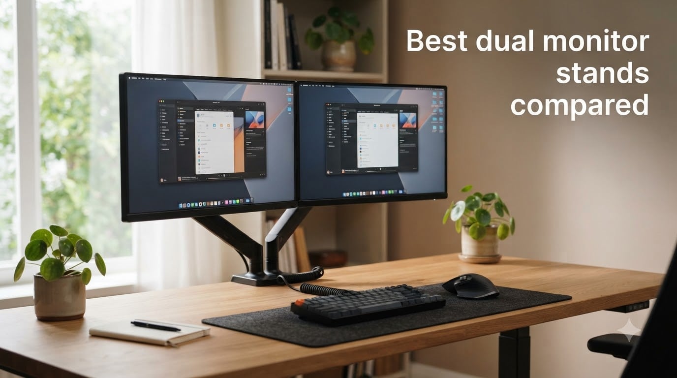 Best dual monitor stands compared
