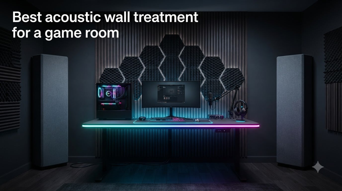 Best acoustic wall treatment for a game room
