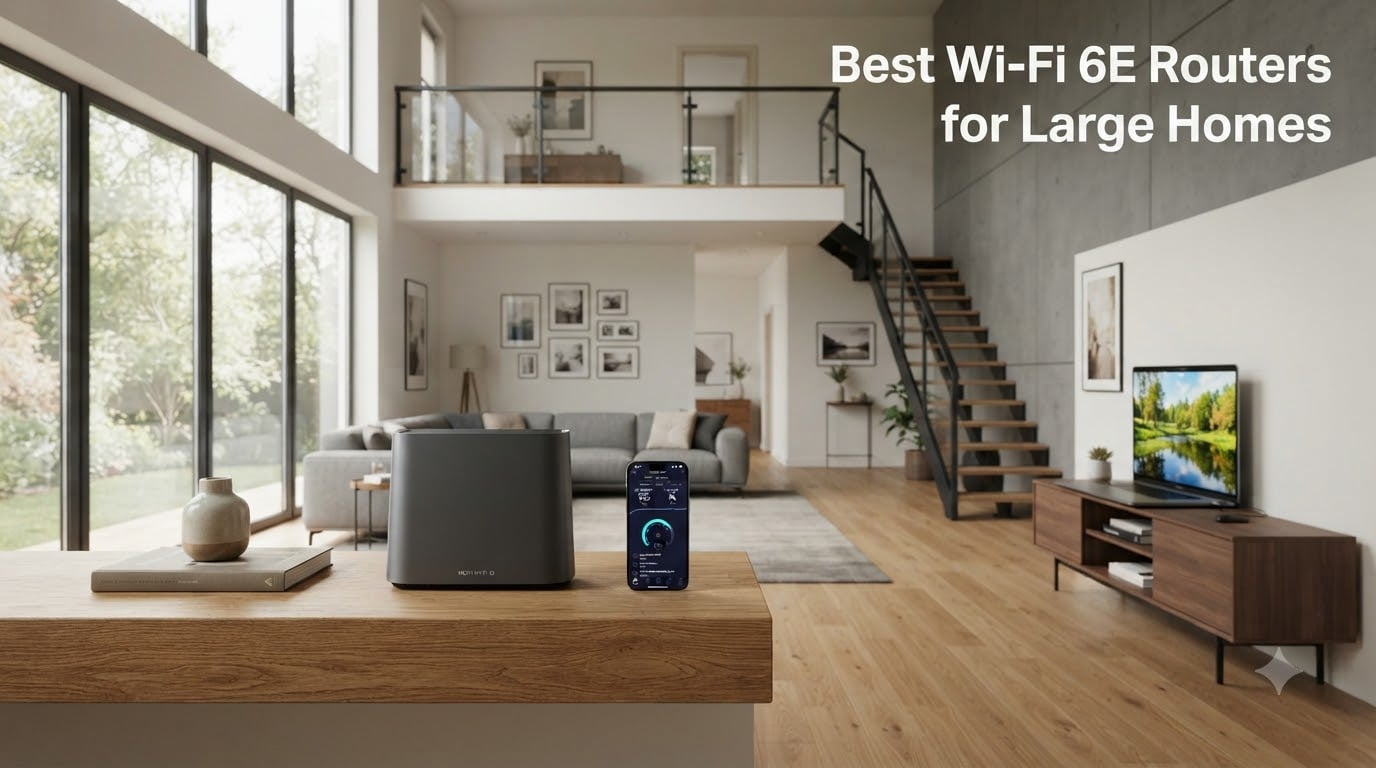 Best Wi-Fi 6E Routers for Large Homes