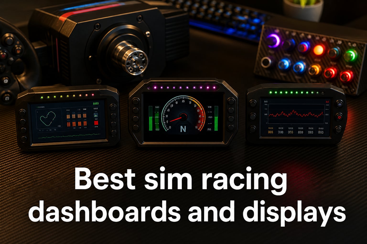 Best sim racing dashboards and displays