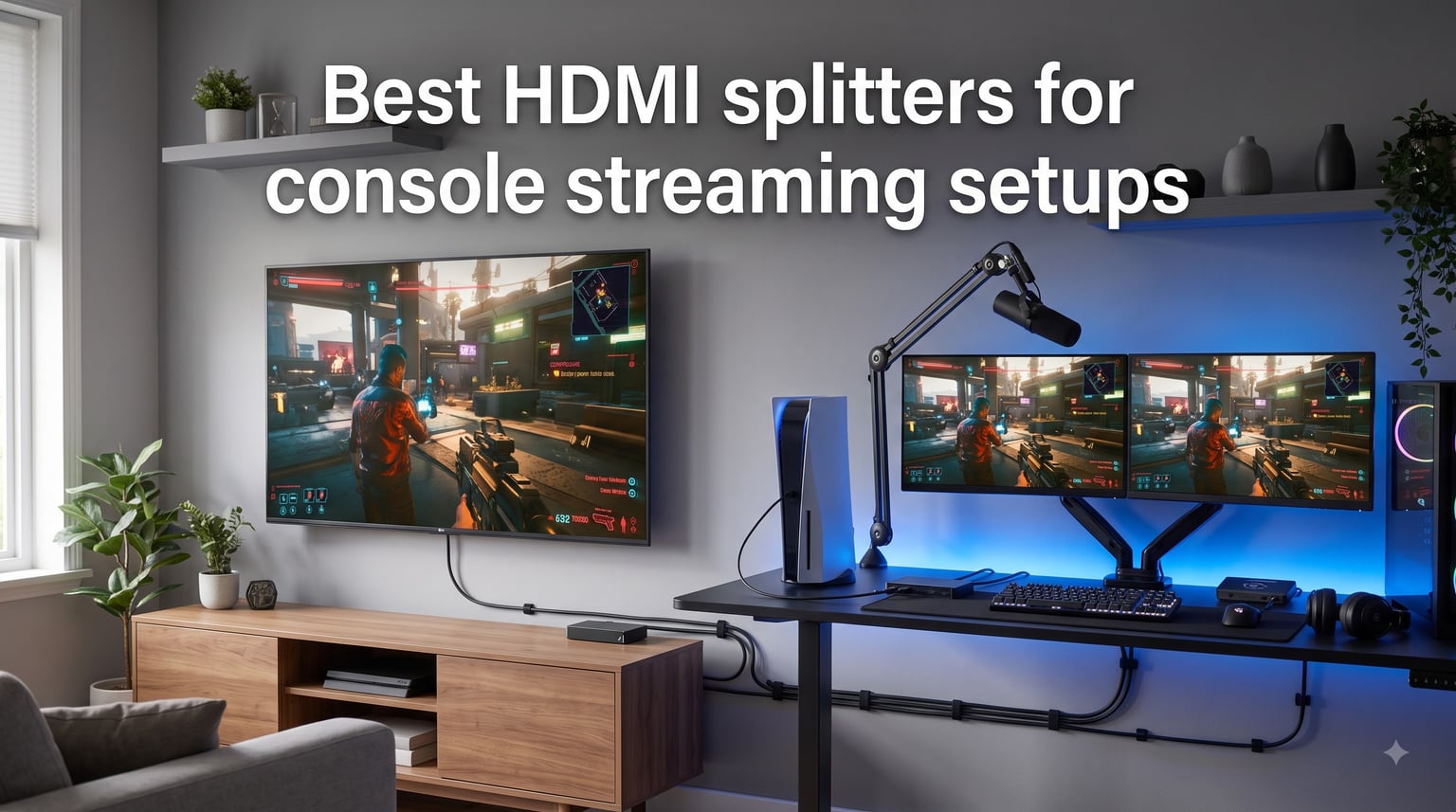 Best HDMI splitters for console streaming setups