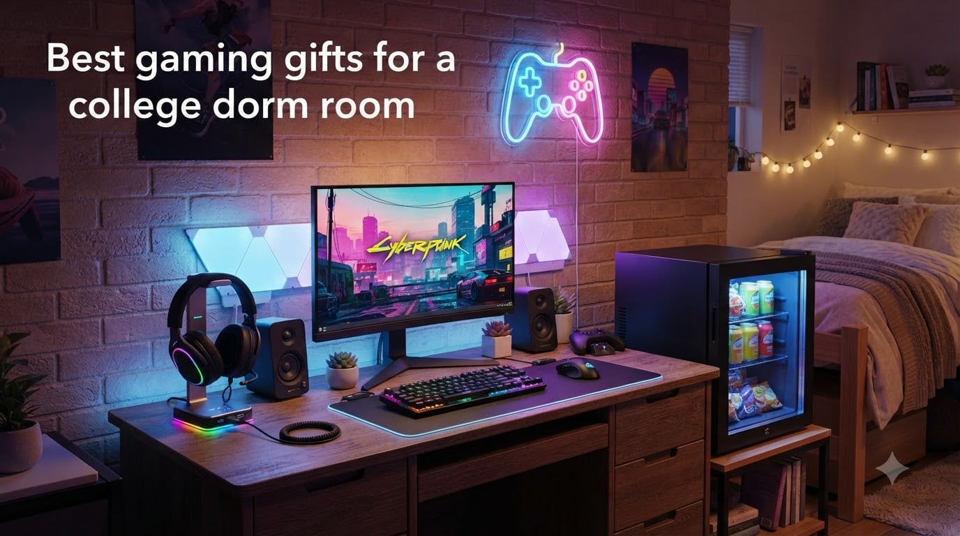 Best gaming gifts for a college dorm room