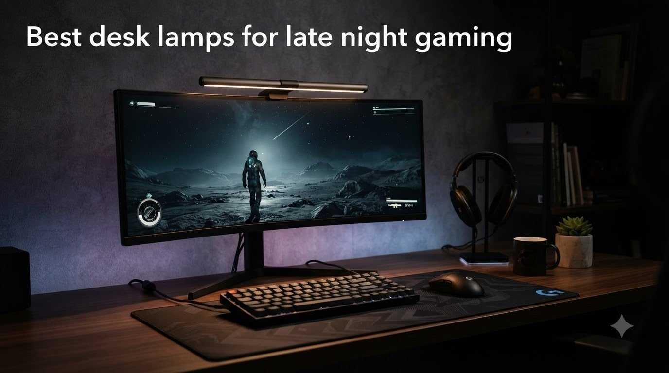 Best desk lamps for late night gaming