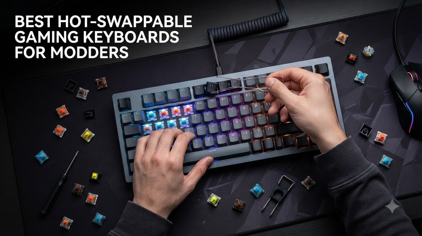 Best Hot-Swappable Gaming Keyboards for Modders