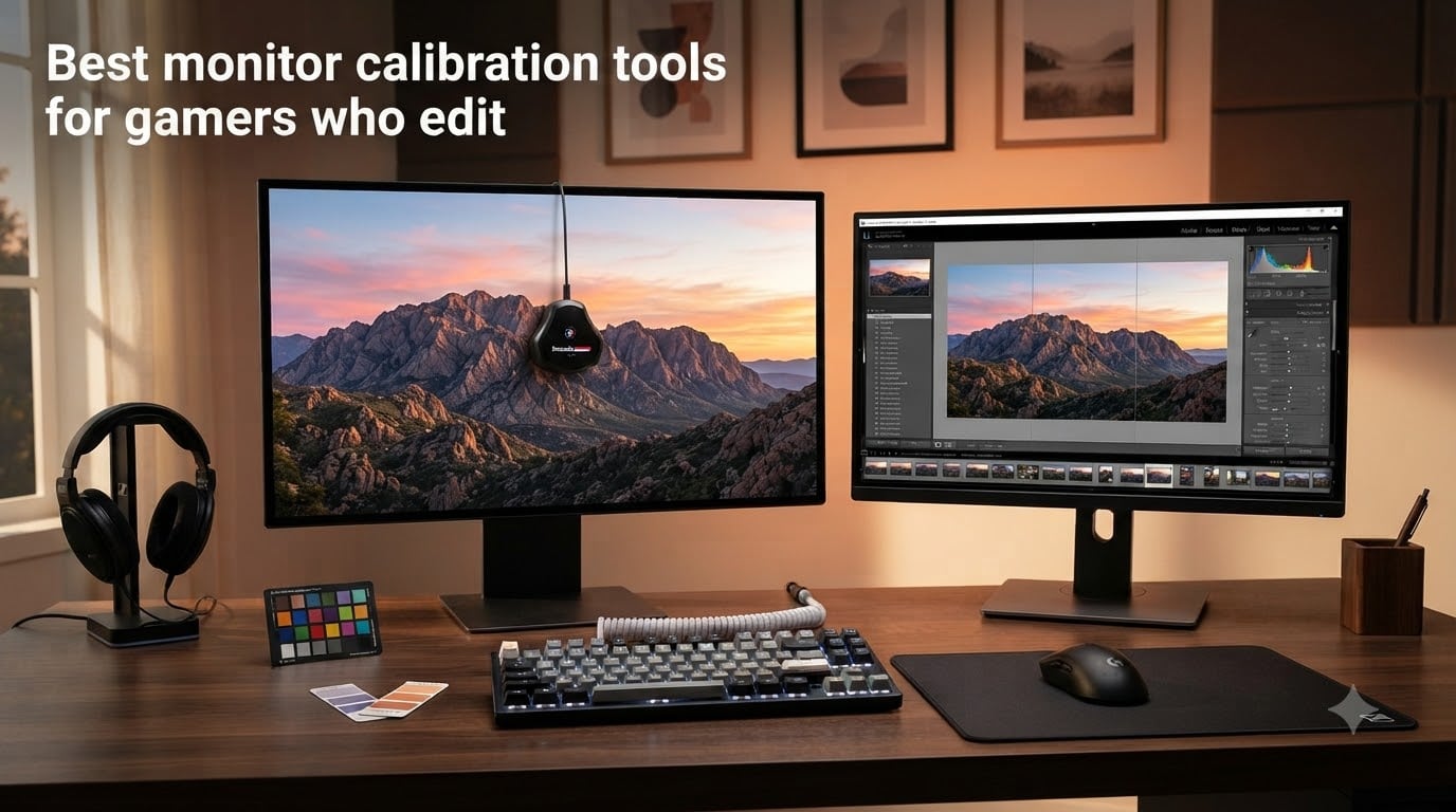 Best monitor calibration tools for gamers who edit