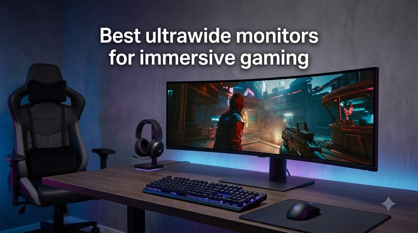 Best ultrawide monitors for immersive gaming