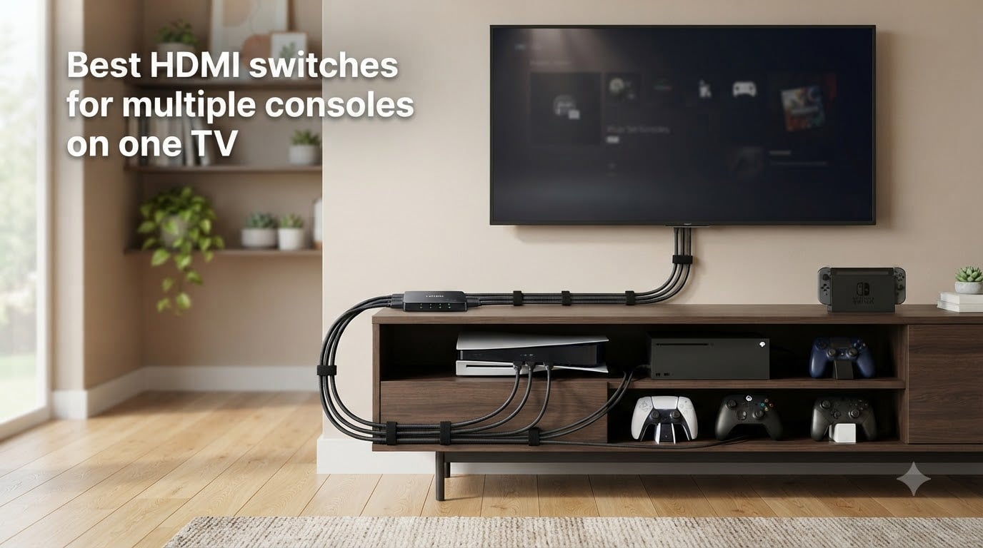 Best HDMI switches for multiple consoles on one TV