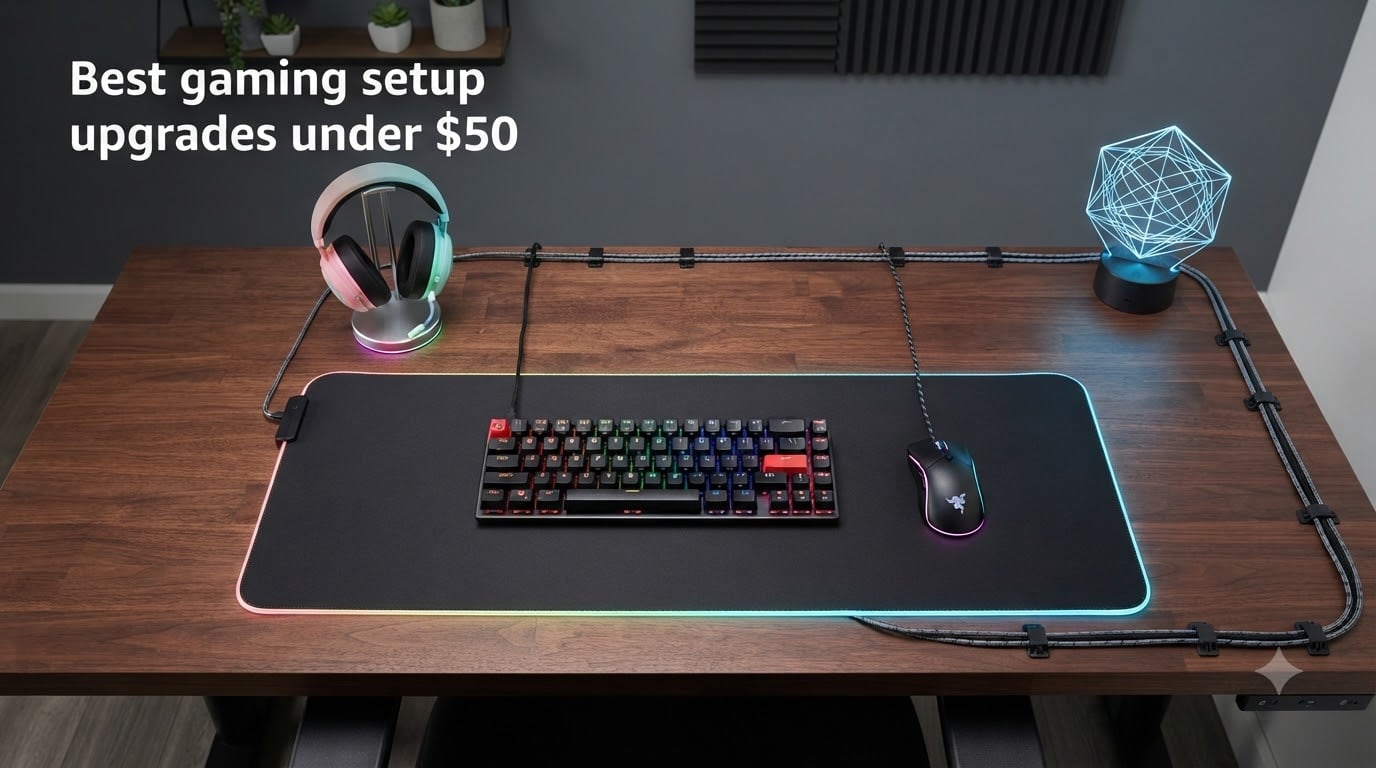 Best gaming setup upgrades under $50