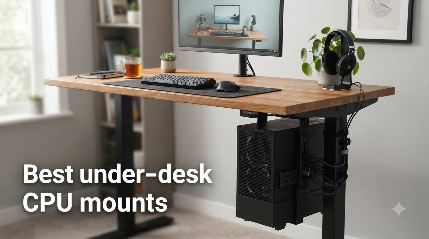 Best under-desk CPU mounts