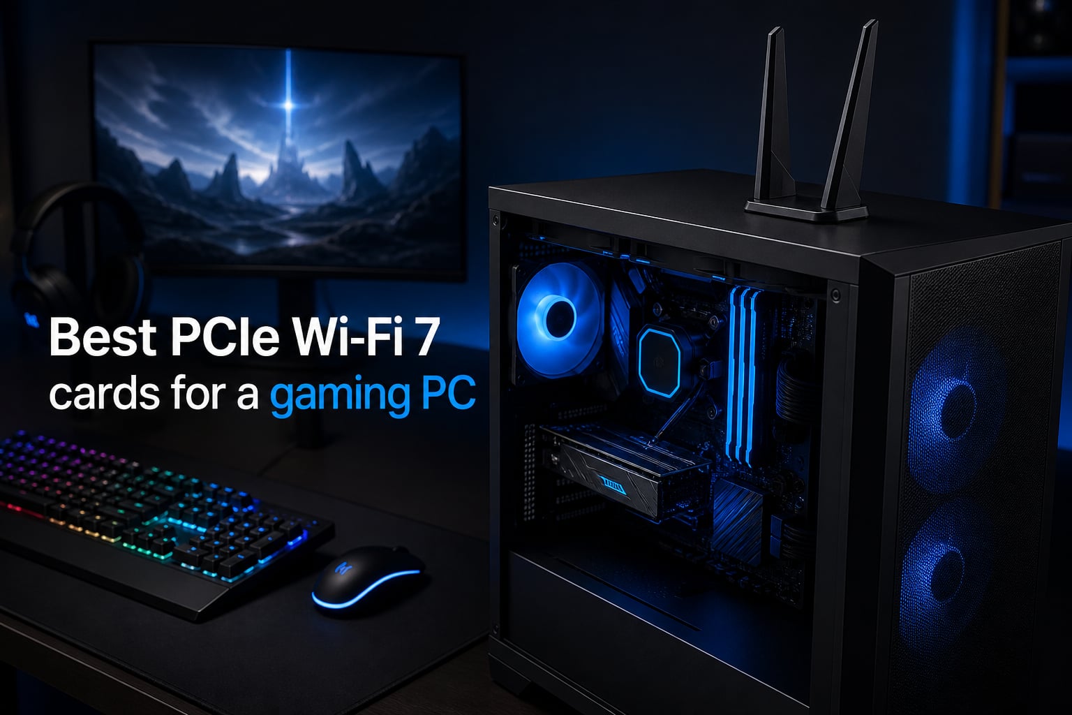 Best PCIe Wi-Fi 7 cards for a gaming PC