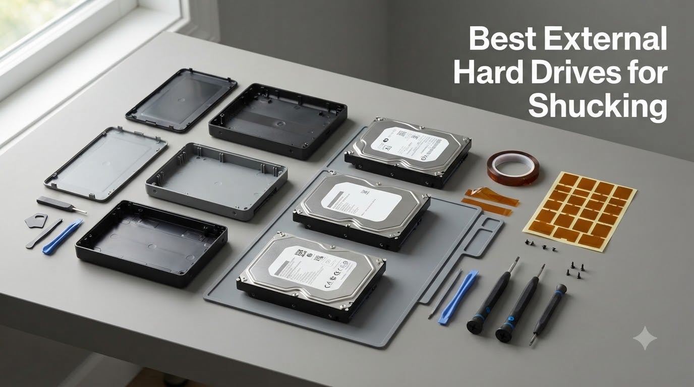 Best External Hard Drives for Shucking